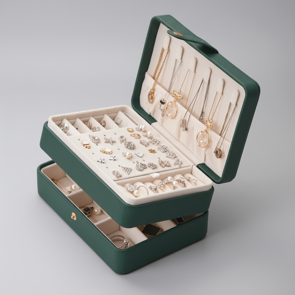 Boîte à bijoux de voyage compacte – Cléophée Paris