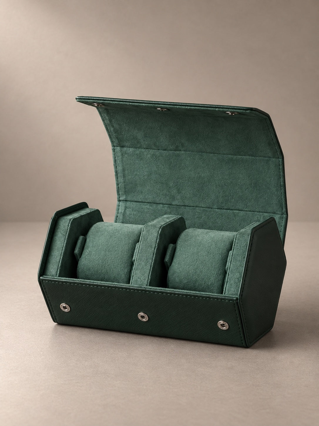 Étui 2 montres vert sapin Ascot — vue 3
