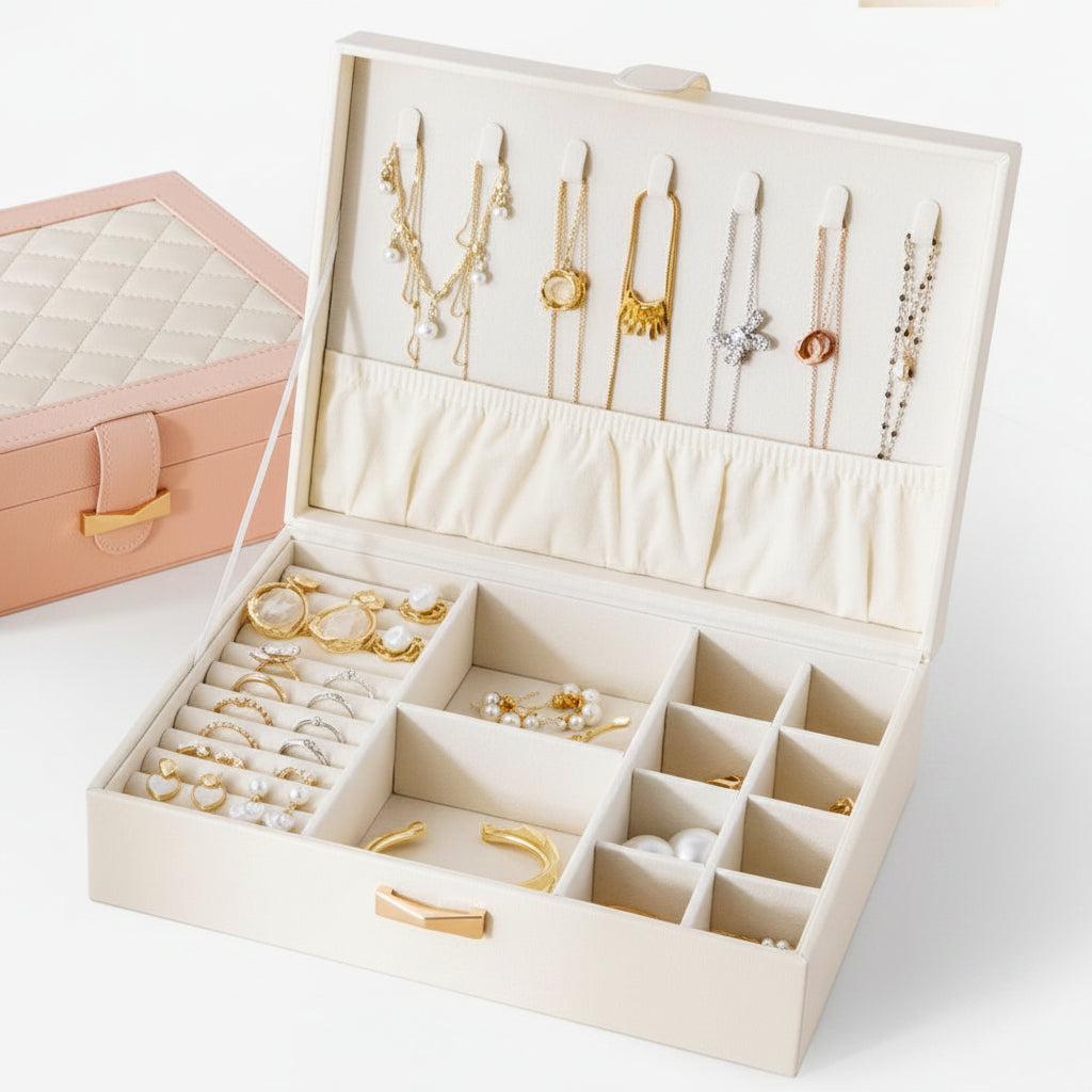 Boîte à bijoux fille – coffret cheval en cuir - Cléophée Paris