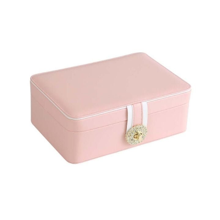 Coffret à Bijoux Parisienne – Double Niveau & Serrure de Sécurité - Cléophée Paris
