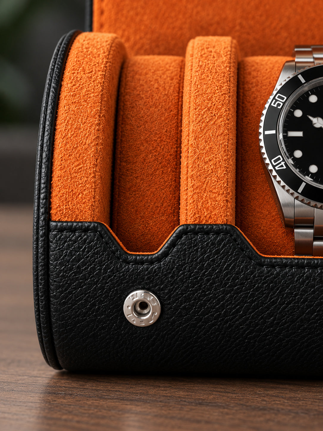 Étui de voyage 3 montres noir Holborn — vue 13